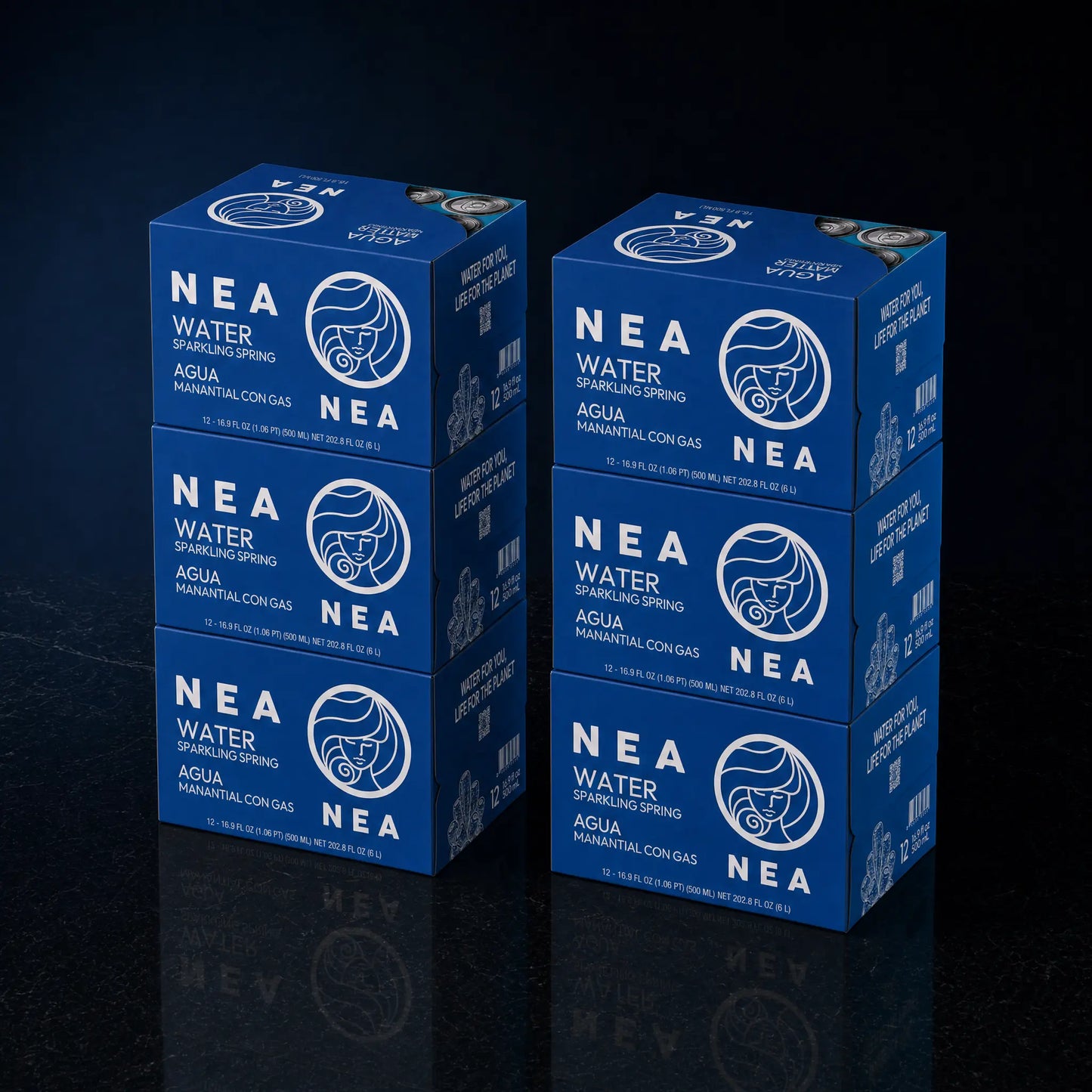 NEA SPARKLING WATER 50CL — 12-PACK Drink Nea Water