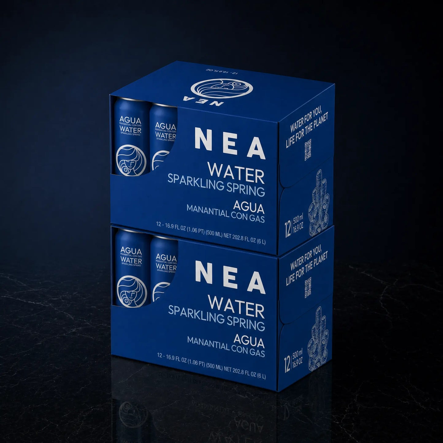 NEA SPARKLING WATER 50CL — 12-PACK Drink Nea Water