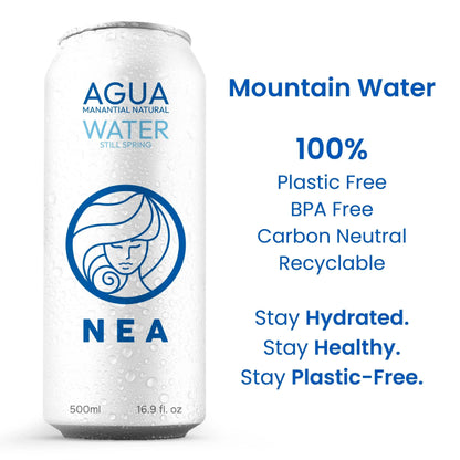 canned mountain water