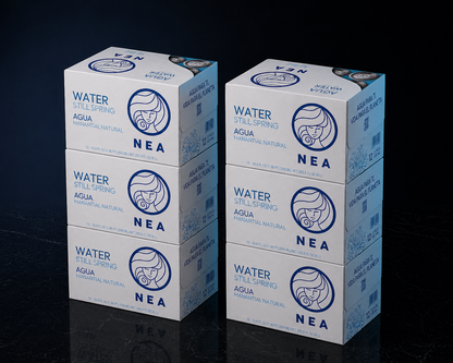 NEA Spring Water in Cans — 16.9 fl oz, 12-Pack