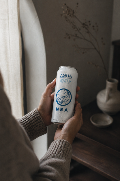 NEA Spring Water in Cans — 16.9 fl oz, 12-Pack